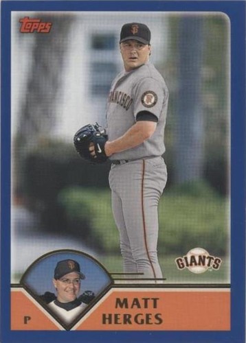 2003 Topps Traded & Rookies - Matt Herges #T101
