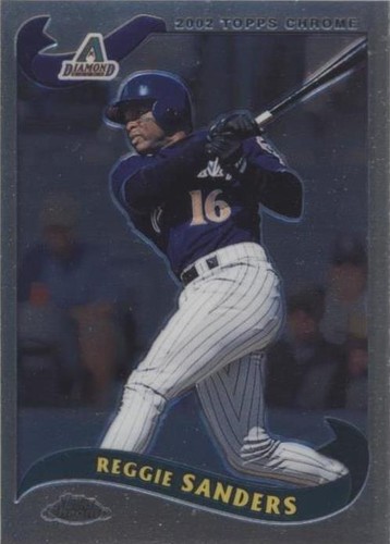 2002 Topps Chrome - Reggie Sanders #168