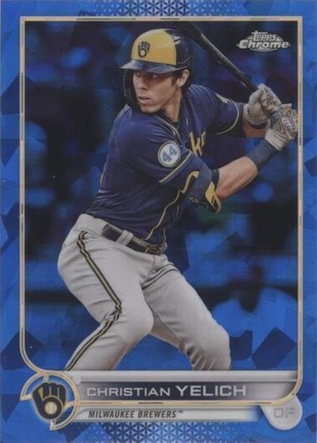 2022 Topps Chrome Sapphire Edition - Christian Yelich #288