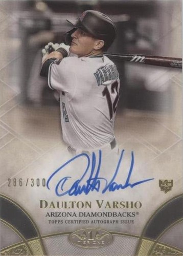 2021 Topps Tier One - Daulton Varsho #BOA-DVA