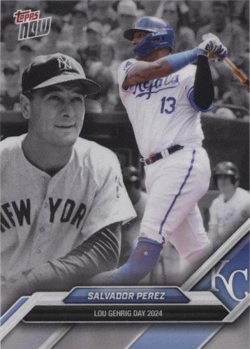 2024 Topps Now Lou Gehrig Day - Salvador Perez #LGD-7