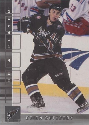 2001-02 In the Game Be A Player Memorabilia - Brian Sutherby #307