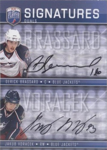 2008-09 Upper Deck Be a Player - Derick Brassard Jakub Voracek #S2-BV