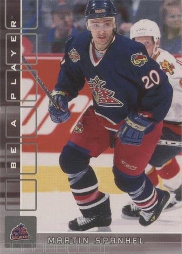 2001-02 In the Game Be A Player Memorabilia - Martin Spanhel #253