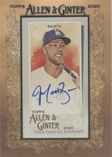 2020 Topps Allen & Ginter's - Matt Beaty #MA-MB