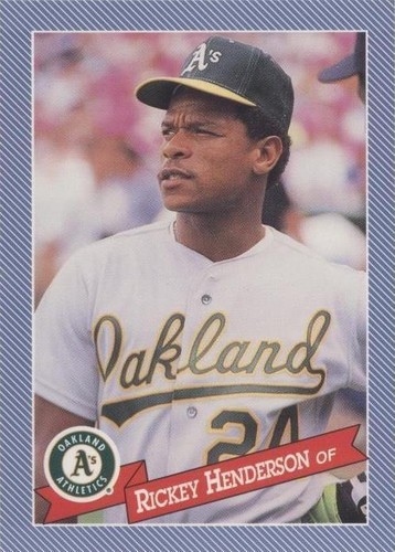 1993 Continental Baking Hostess Baseballs - Rickey Henderson #23