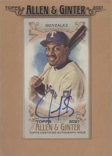 2021 Topps Allen & Ginter's - Juan González #FMA-JG