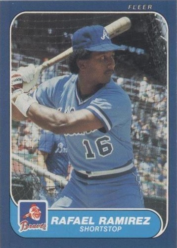 1986 Fleer - Rafael Ramirez #526