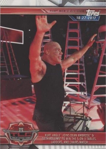 2019 Topps WWE Road to Wrestlemania - Dean Ambrose Kurt Angle Seth Rollins #7