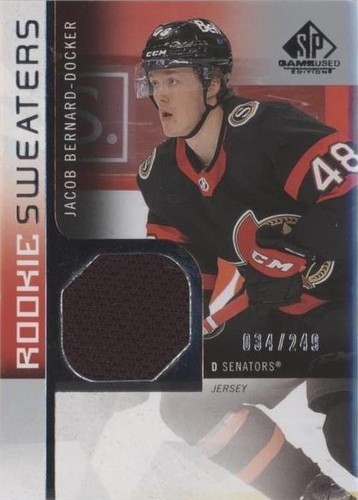 2021-22 Upper Deck SP Game Used - Jacob Bernard-Docker #RS-JB