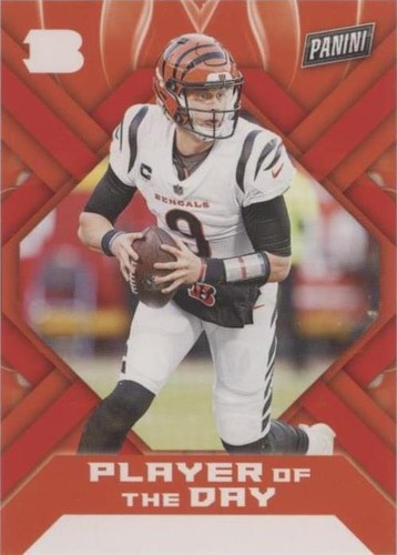 2022 Panini Player of the Day Joe Burrow #5