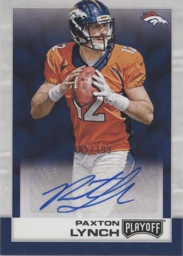 2016 Panini Playoff Paxton Lynch #9
