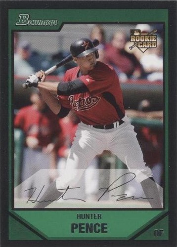2020 Bowman Draft Hunter Greene Sky Blue Parallel /499