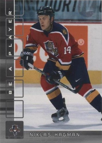 2001-02 In the Game Be A Player Memorabilia - Niklas Hagman #398