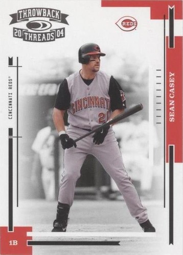 2004 Donruss Throwback Threads - Sean Casey #58