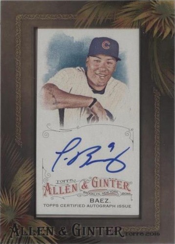 2016 Topps Allen & Ginter - Javier Báez #AGA-JBA