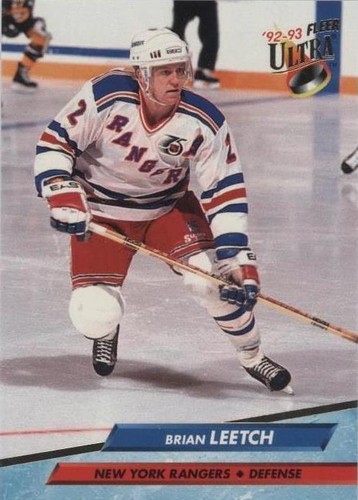 ■NHL Brian Leetch　ブライアン・リーチ Mirror Blue Brian Leetch--Toronto Maple Leaf Hockey Club: Official