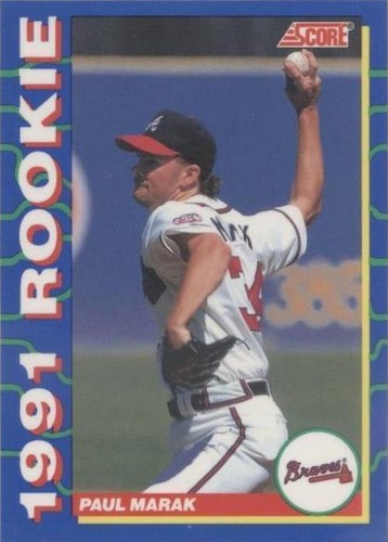 1991 Score Rookies - Paul Marak #13