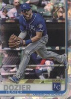 2019 Topps Chrome Sapphire Edition - Hunter Dozier #690