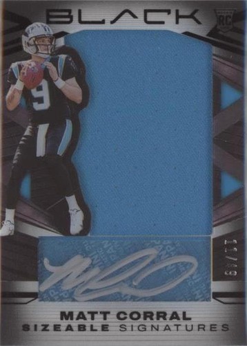 2022 Panini Black Matt Corral #SSR-MCO