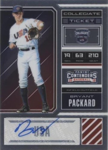 2018 Panini Elite Extra Edition - Bryant Packard #USA-BP