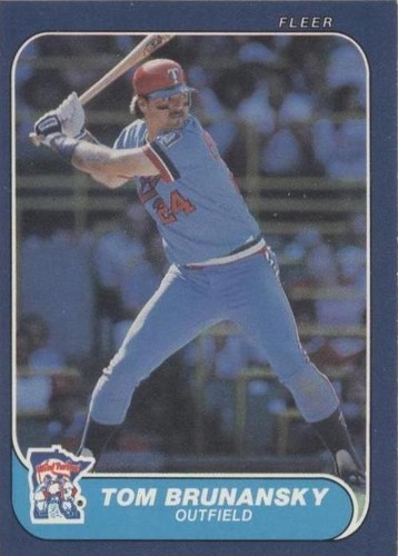 1986 Fleer - Tom Brunansky #387