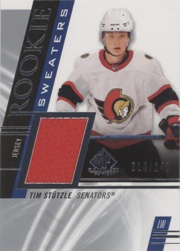 2020-21 Upper Deck SP Game Used - Tim Stutzle #RS-TS