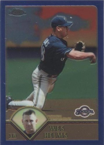 2003 Topps Chrome Traded & Rookies - Wes Helms #T78