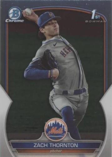 2023 BOWMAN CHROME REFRACTOR BDC-187 Zach Thornton - New