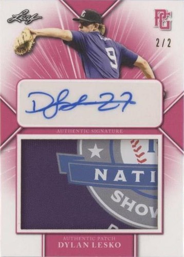 2021 Leaf Perfect Game National Showcase - Dylan Lesko #PA-DL1
