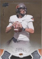 2011 Upper Deck Exquisite Collection Brandon Weeden #ER-BW