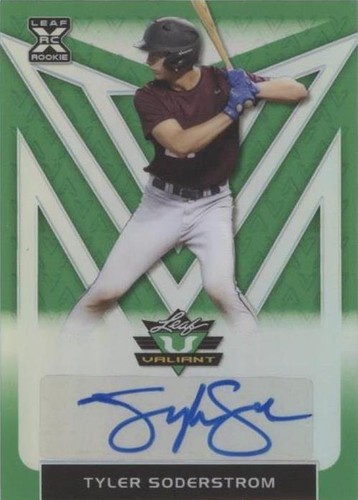 2020 Leaf Valiant - Tyler Soderstrom #BA-TS1