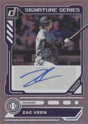 2023 Panini Donruss - Zac Veen #SS-ZV