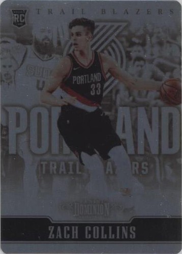 2017-18 Panini Dominion - Zach Collins #122