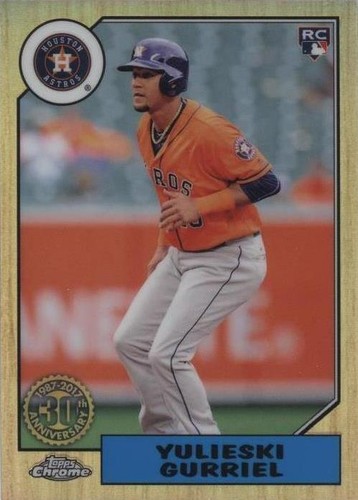 2017 Topps Chrome - Yuli Gurriel #87T-23