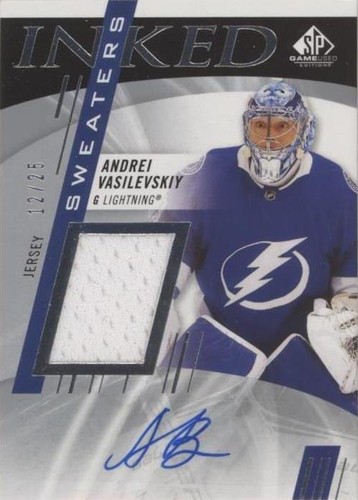 2020-21 Upper Deck SP Game Used - Andrei Vasilevskiy #IS-AV