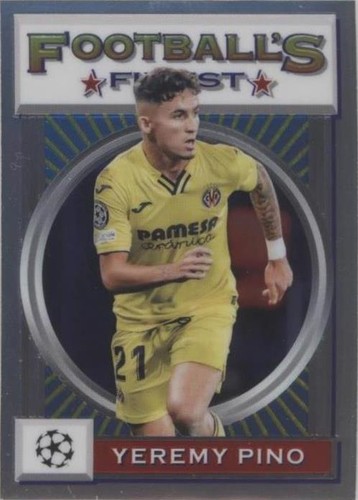 2021-22 Topps Finest Flashbacks UCL Yeremy Pino #166
