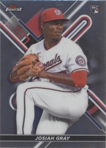 2022 Topps Finest - Josiah Gray #25