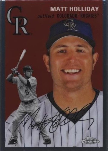 2023 Topps Chrome Platinum Anniversary - Matt Holliday #123