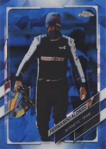 2021 Topps Chrome Sapphire Edition Formula 1 - Fernando Alonso #41