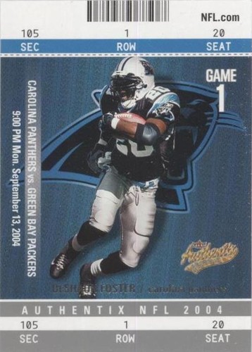 2004 Fleer Authentix DeShaun Foster #76