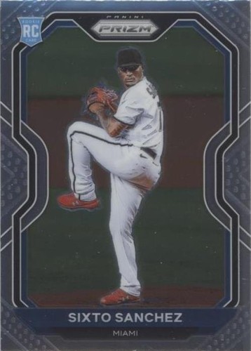 SIXTO SANCHEZ 2021 Panini Mosaic DEBUTS GREEN PRIZM & DEBUTS