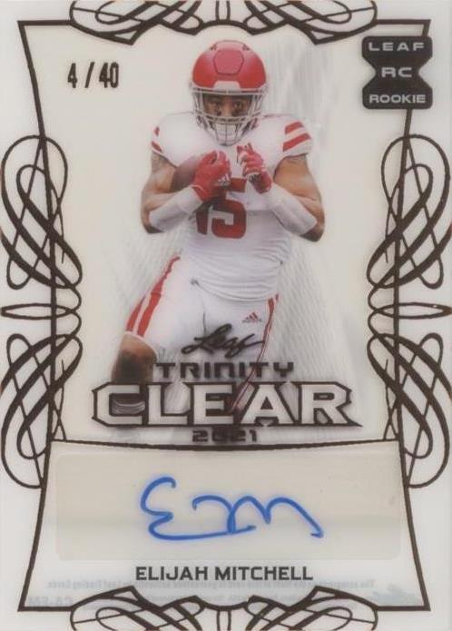 2021 Leaf Trinity Elijah Mitchell #CA-EM1