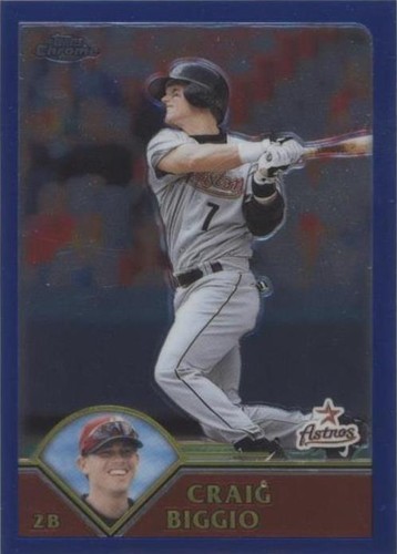 2003 Topps Chrome - Craig Biggio #46