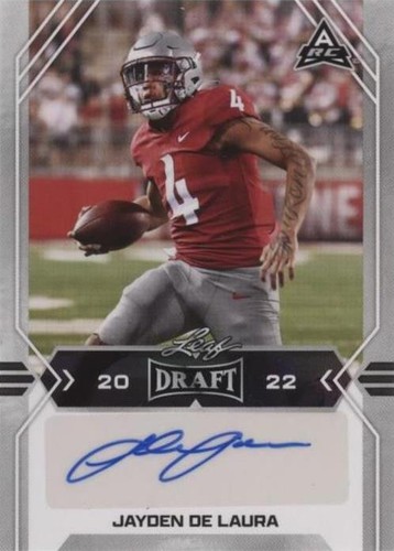 2022 Leaf Draft Jayden De Laura #BA-JDL