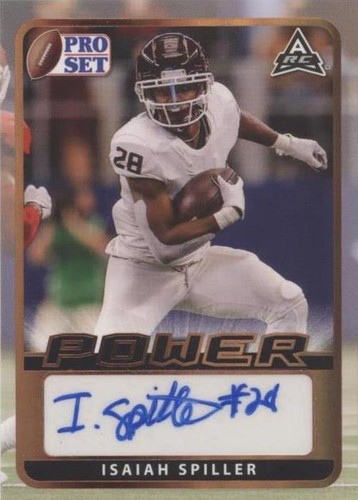 2021 Leaf Pro Set Power Isaiah Spiller #BA-IS1