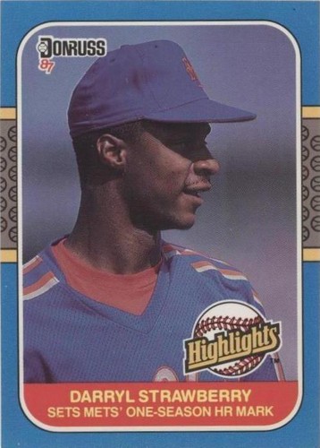 1987 Donruss Highlights - Darryl Strawberry #42