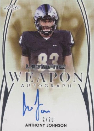 2019 Leaf Ultimate Anthony Johnson #WA-AJ1