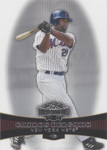 2006 Topps Triple Threads - Carlos Delgado #61