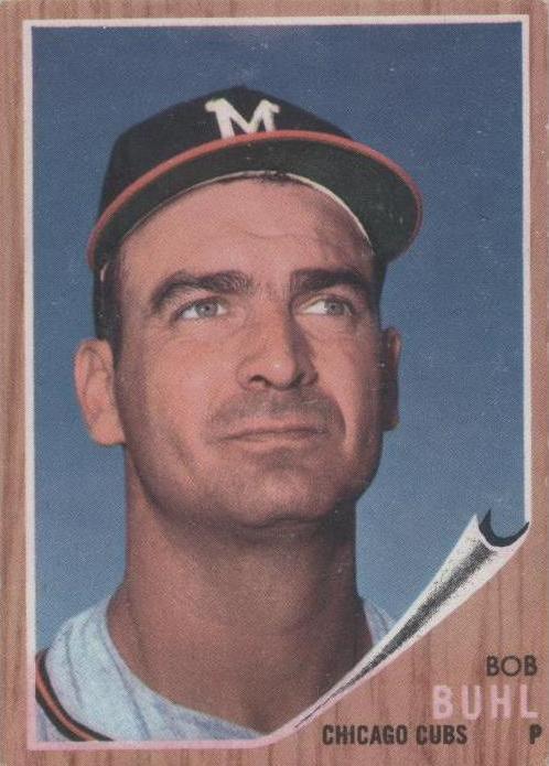 1962 年 Topps - Bob Buhl #458